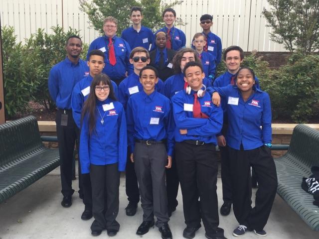 Students from TSA group photo