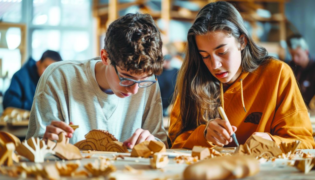 group-diverse-teens-young-people-doing-activities-together-celebrating-world-youth-skills-day(